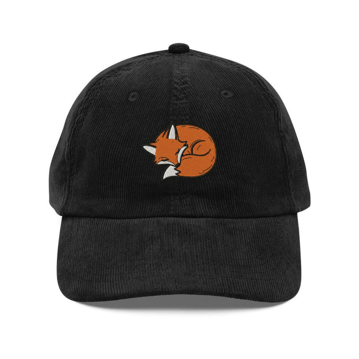 Custom Embroidered Sleeping Fox Hat