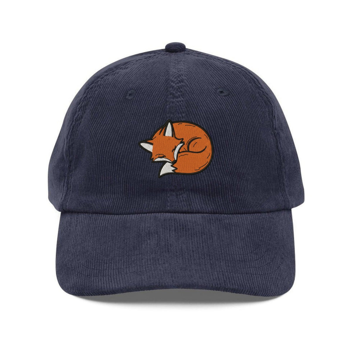 Custom Embroidered Sleeping Fox Hat