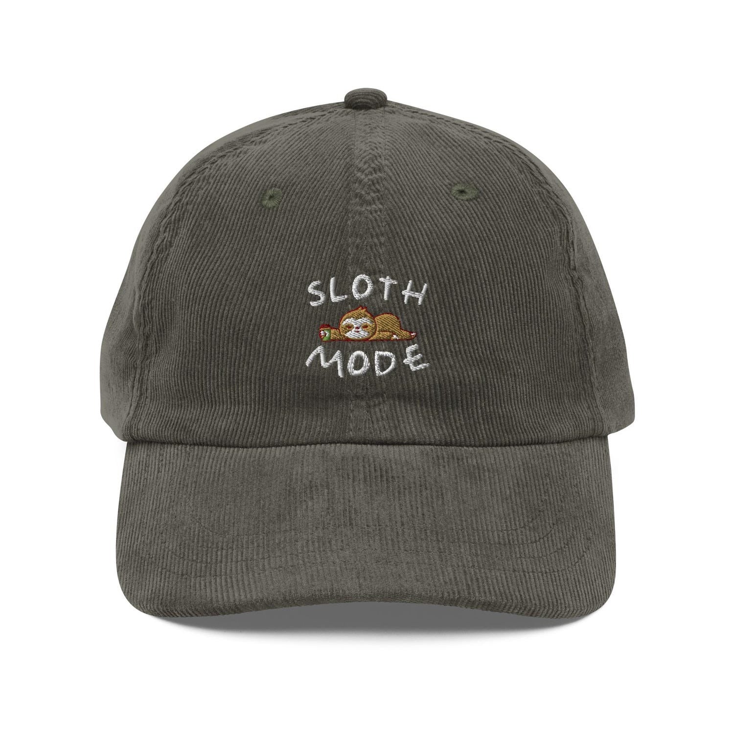 Custom Embroidered Sloth Coffee Hat