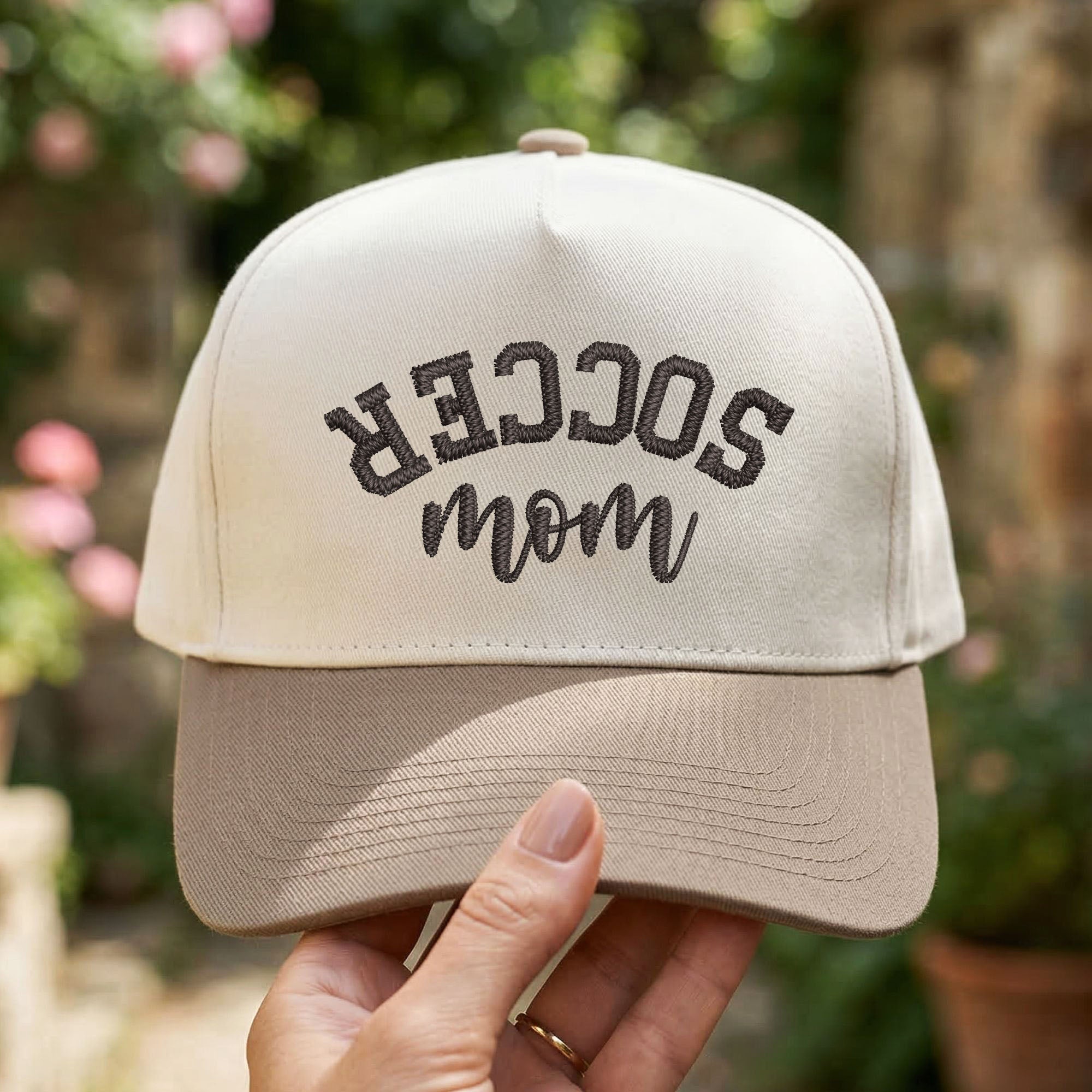 Custom Embroidered Soccer Mom Snapback Hat