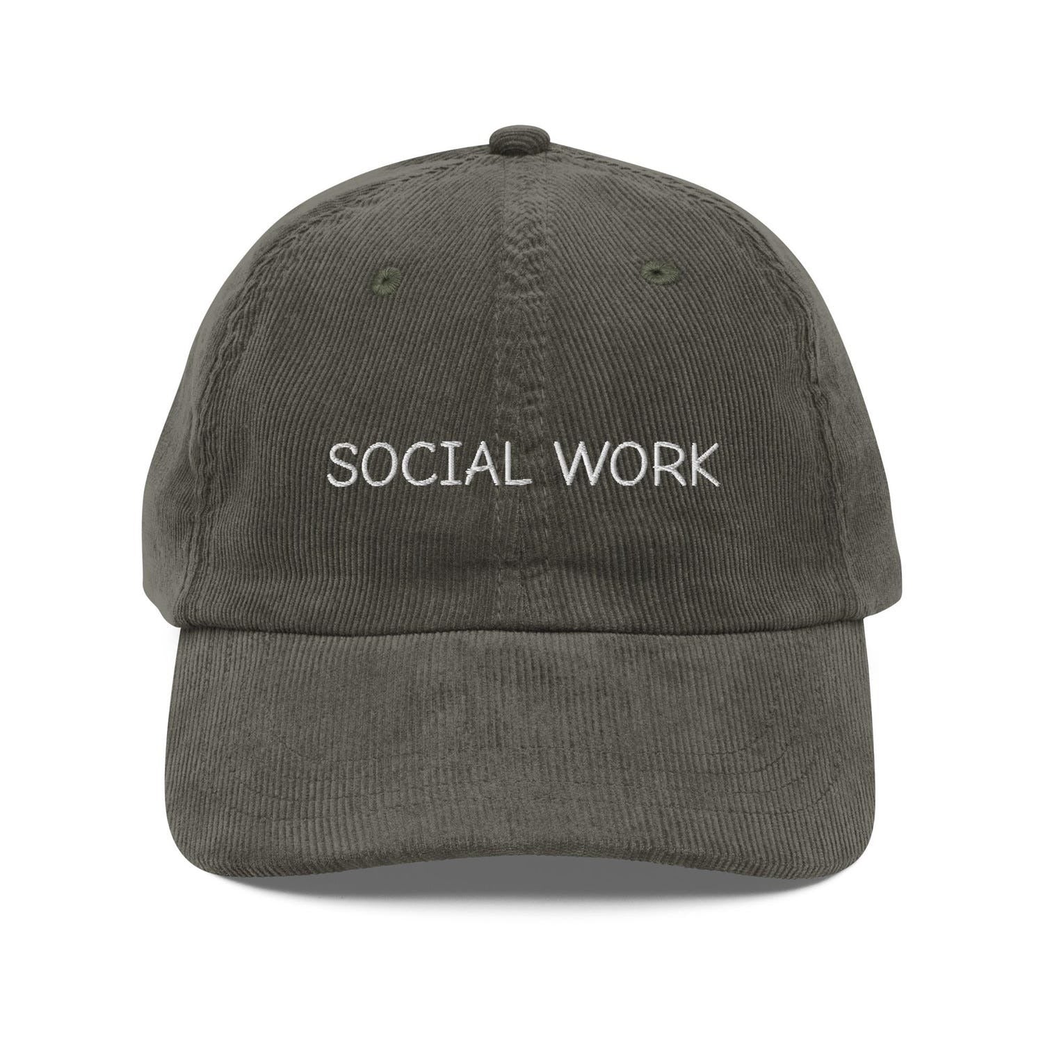 Custom Embroidered Social Work Hat