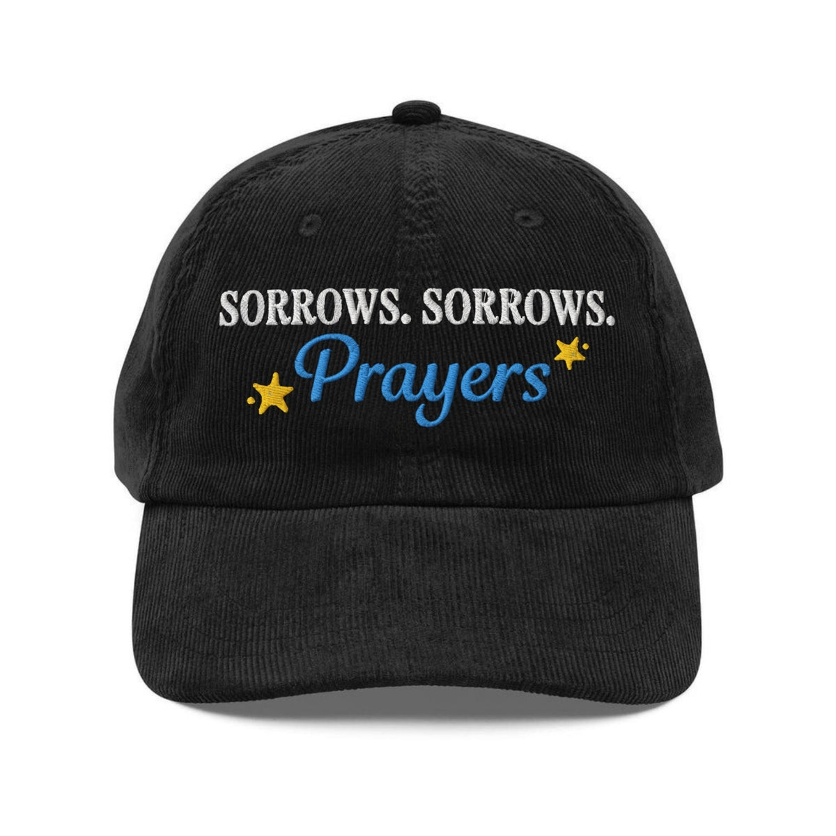 Custom Embroidered Sorrows Prayers Hat
