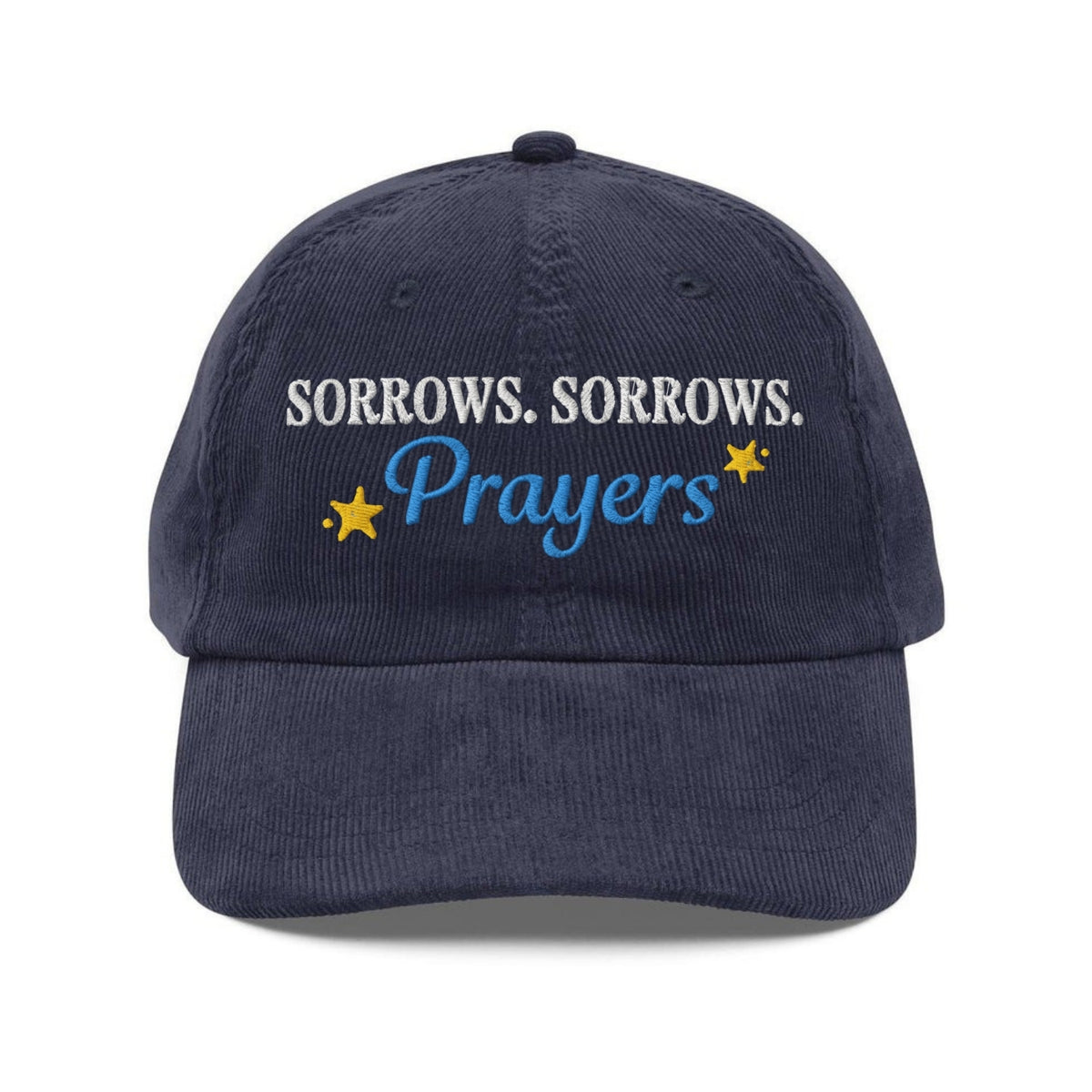 Custom Embroidered Sorrows Prayers Hat