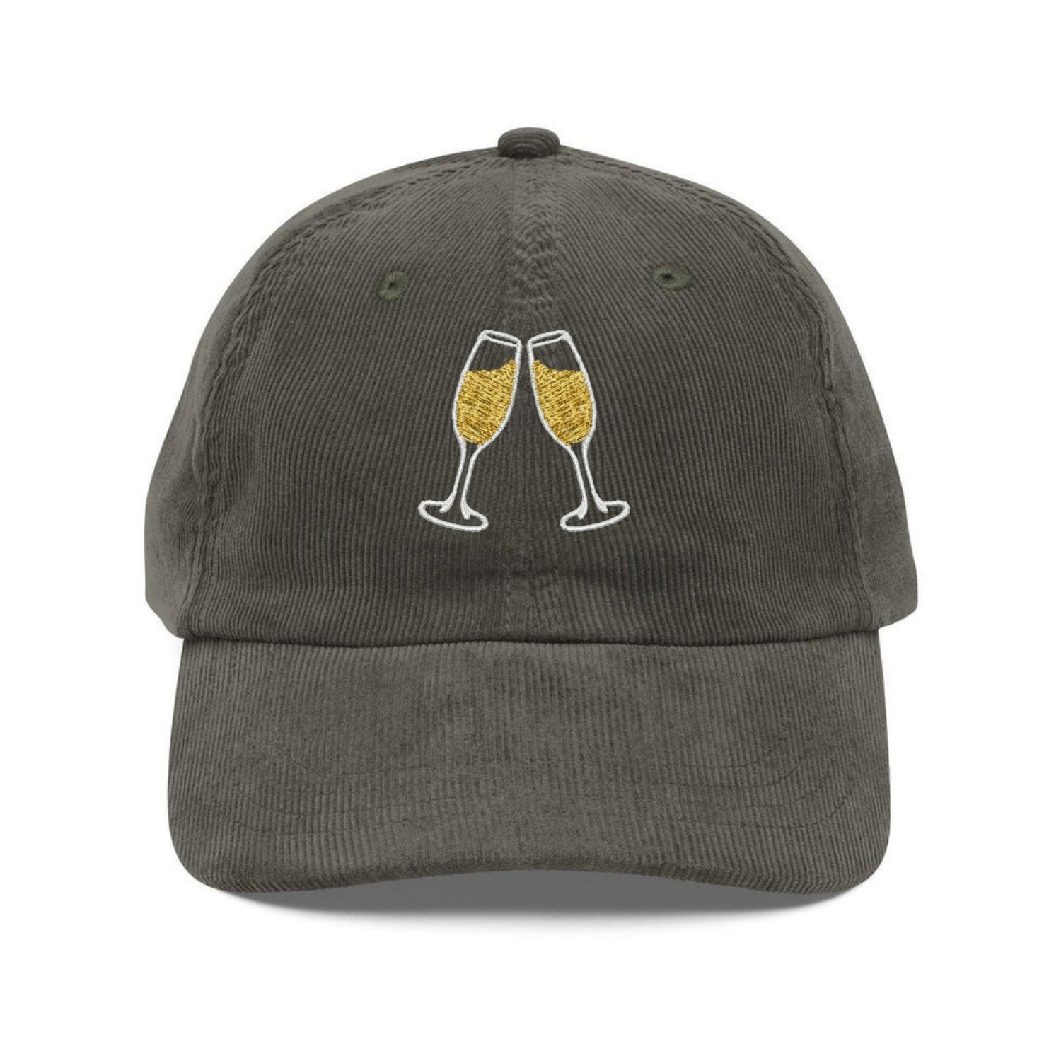 Custom Embroidered Sparkling Wine Glasses Hat