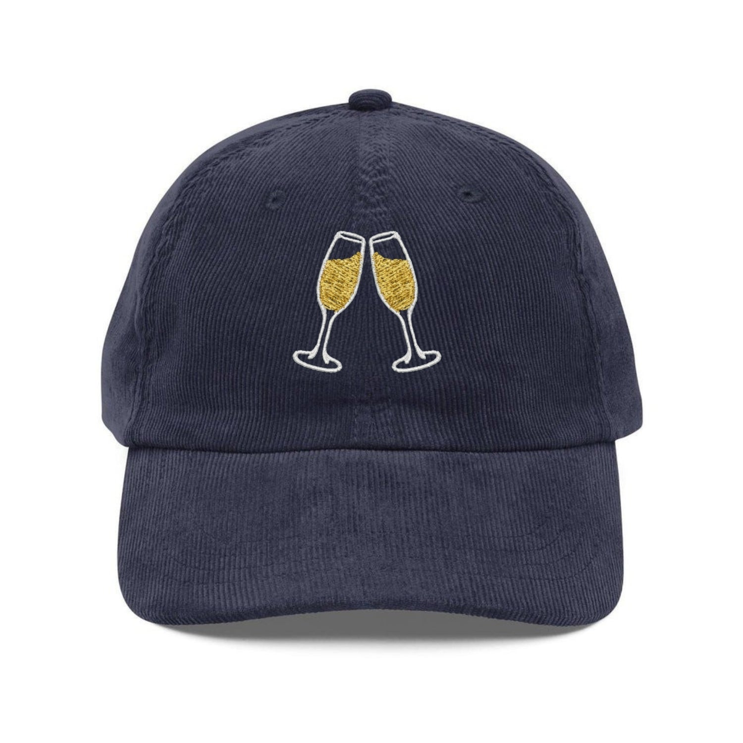 Custom Embroidered Sparkling Wine Glasses Hat