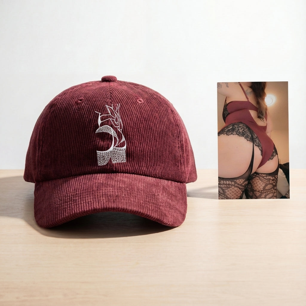 Custom Embroidered Spicy Hat – Personalized Photo Hat, Anniversaries Gift for Him