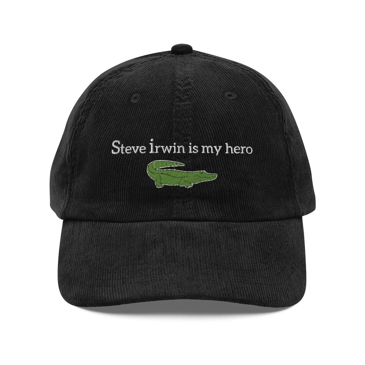 Custom Embroidered Steve Irwin Is My Hero Hat