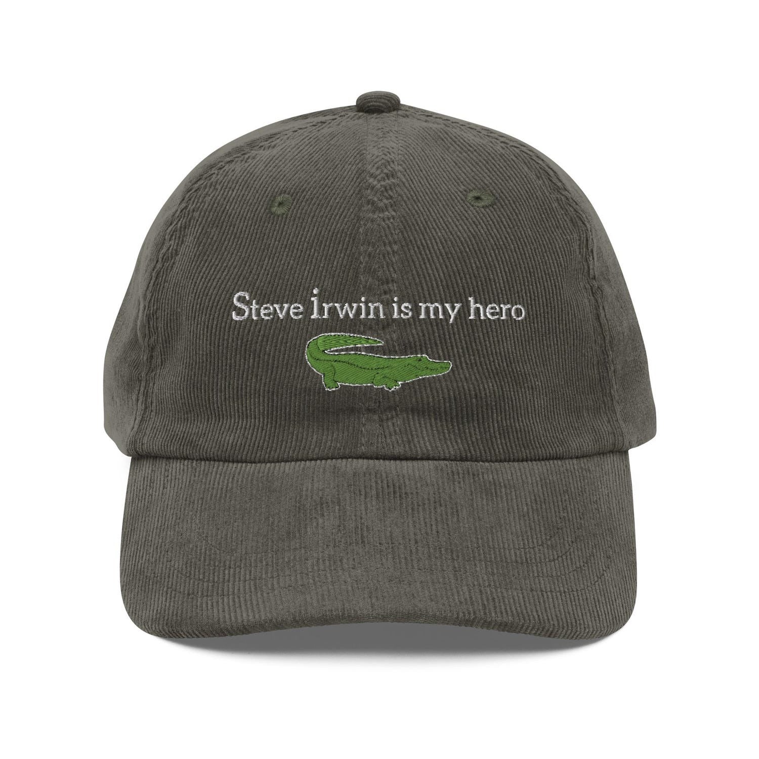 Custom Embroidered Steve Irwin Is My Hero Hat