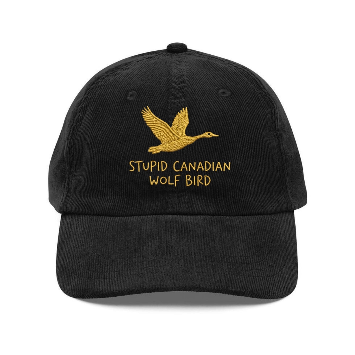 Custom Embroidered Stupid Canadian Wolf Bird Hat - Heated Rivalry Fan-Inspired Cap