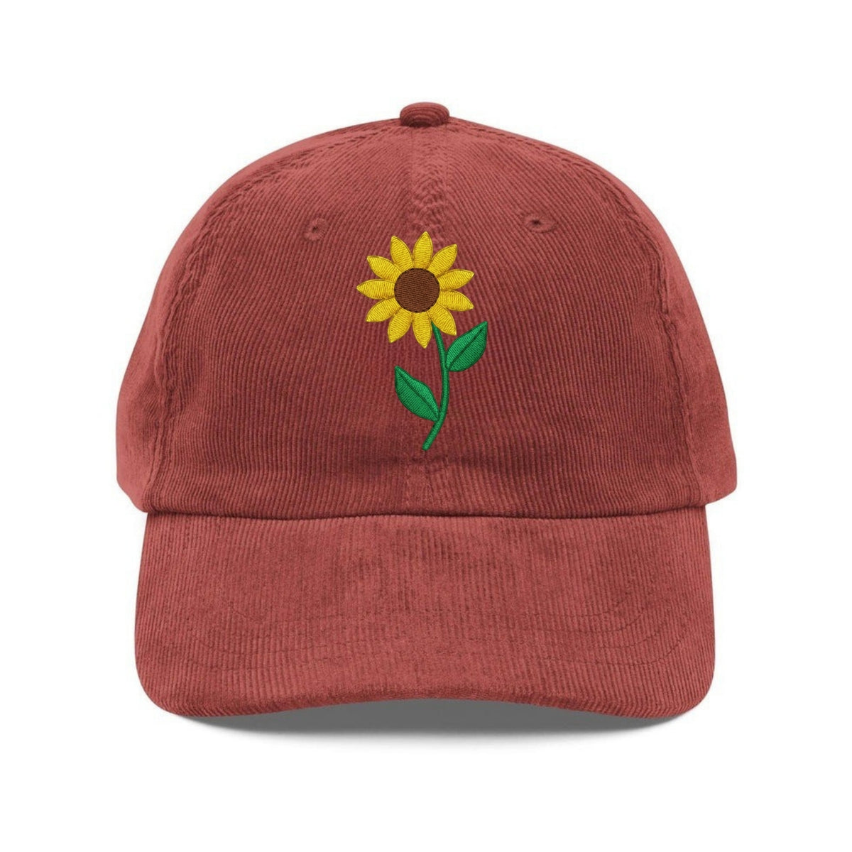 Custom Embroidered Sunflower Hat