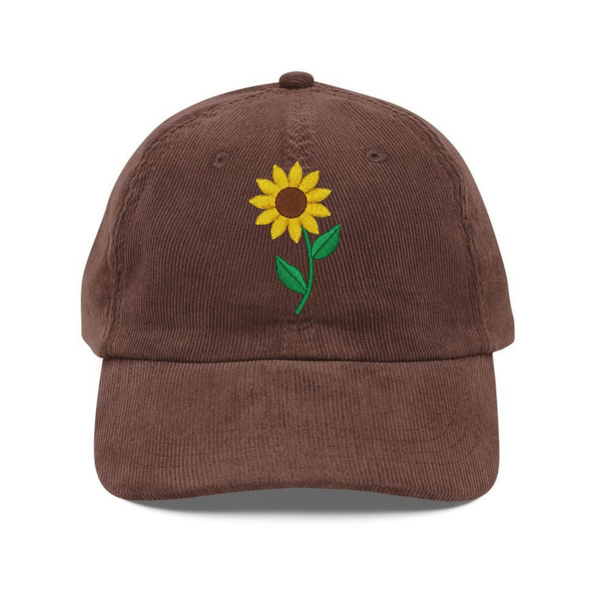 Custom Embroidered Sunflower Hat