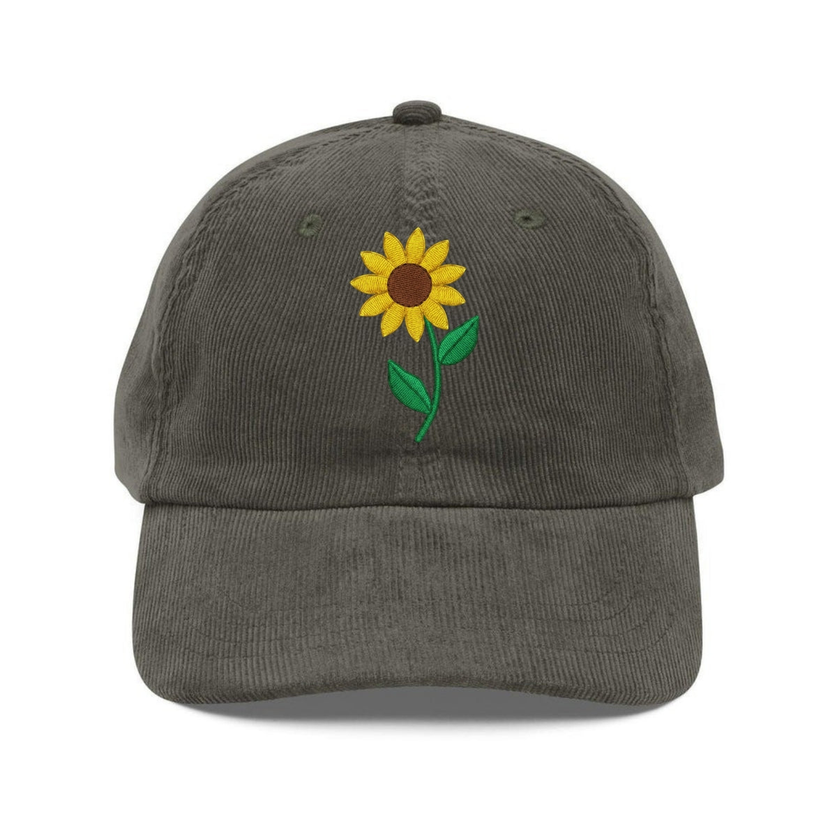 Custom Embroidered Sunflower Hat