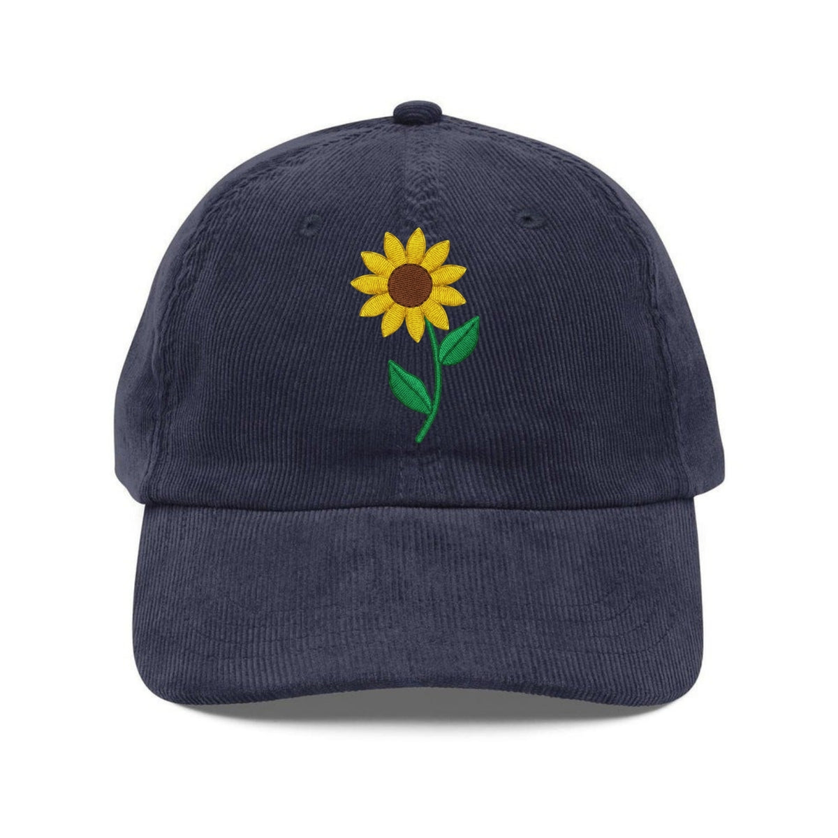 Custom Embroidered Sunflower Hat