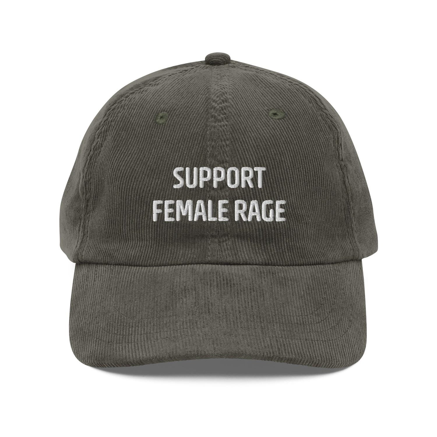 Custom Embroidered Support Female Rage Hat