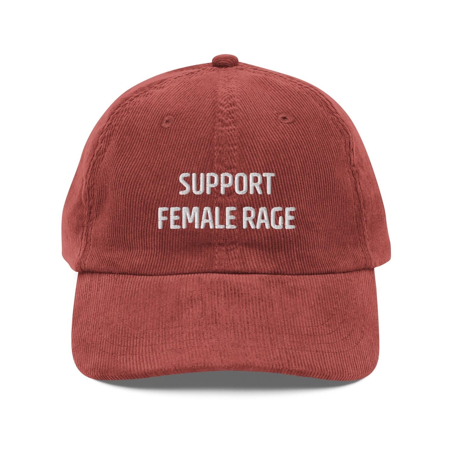 Custom Embroidered Support Female Rage Hat