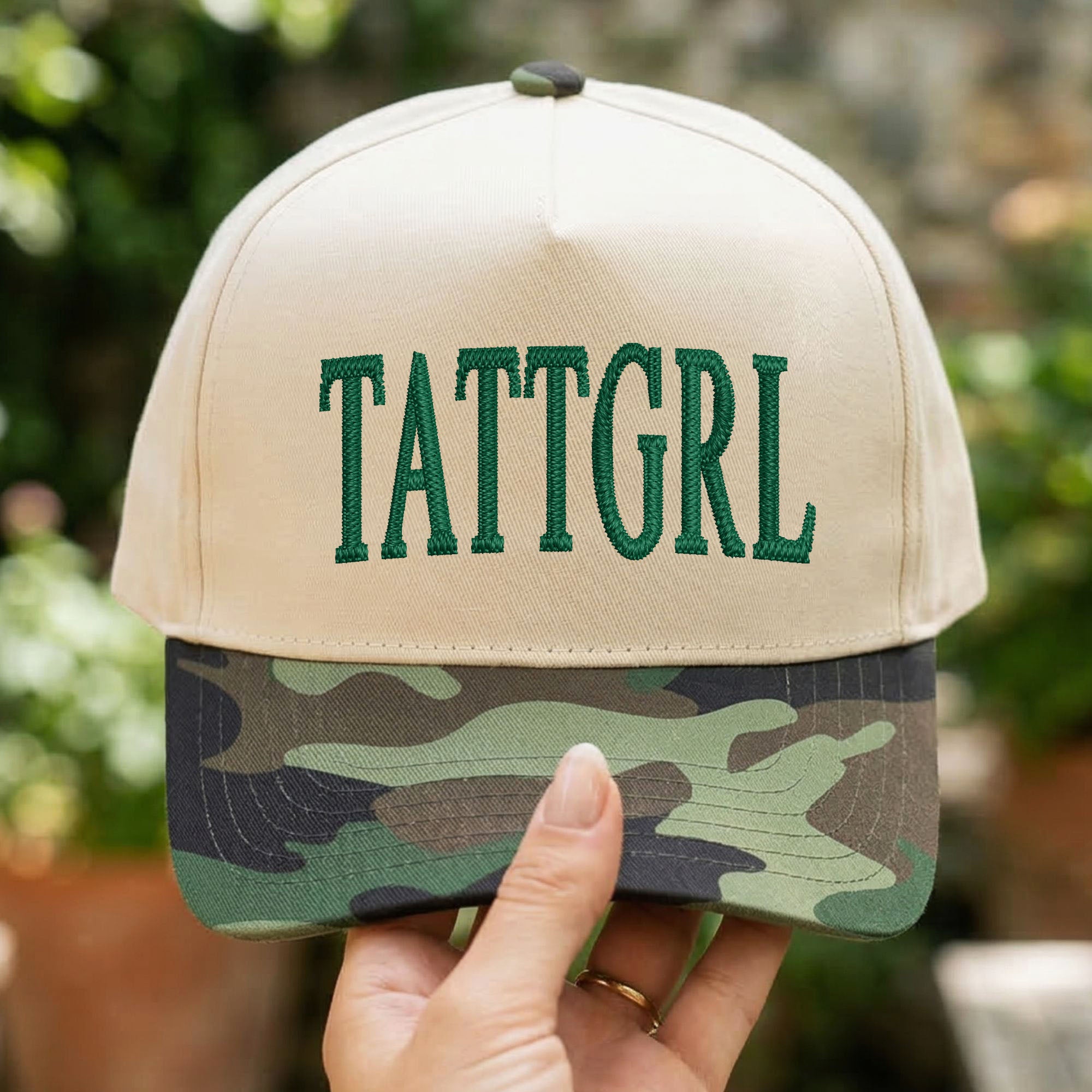 Custom Embroidered TATTGRL Snapback Hat