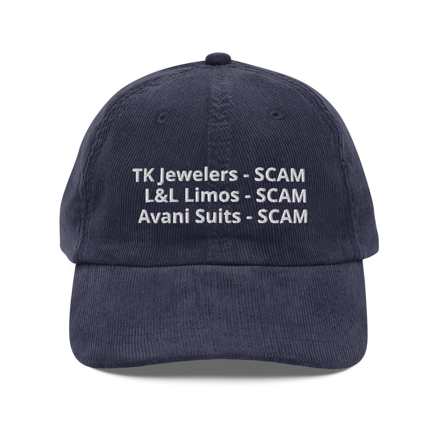 Custom Embroidered TK Jewelers SCAM Hat