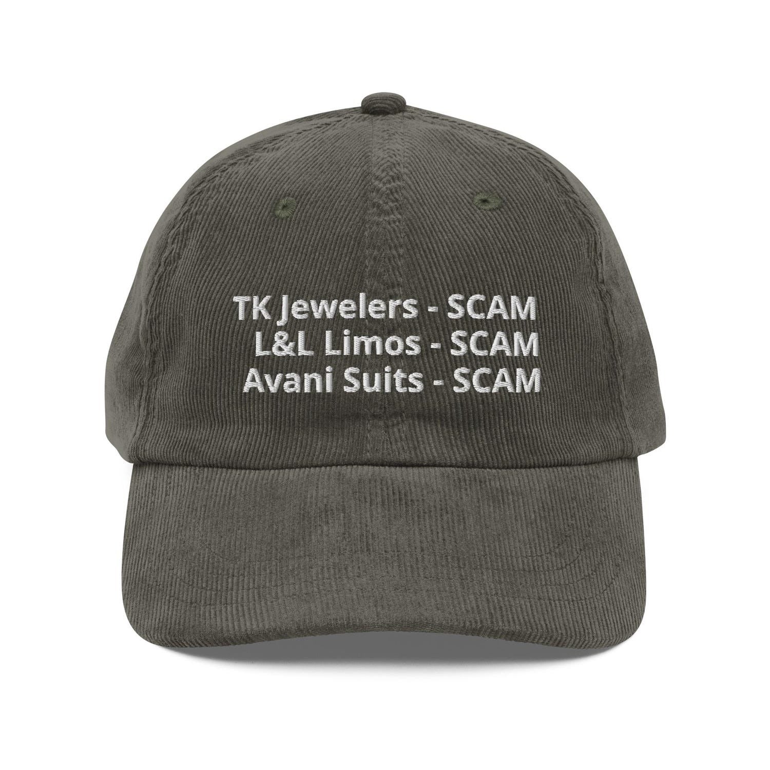 Custom Embroidered TK Jewelers SCAM Hat