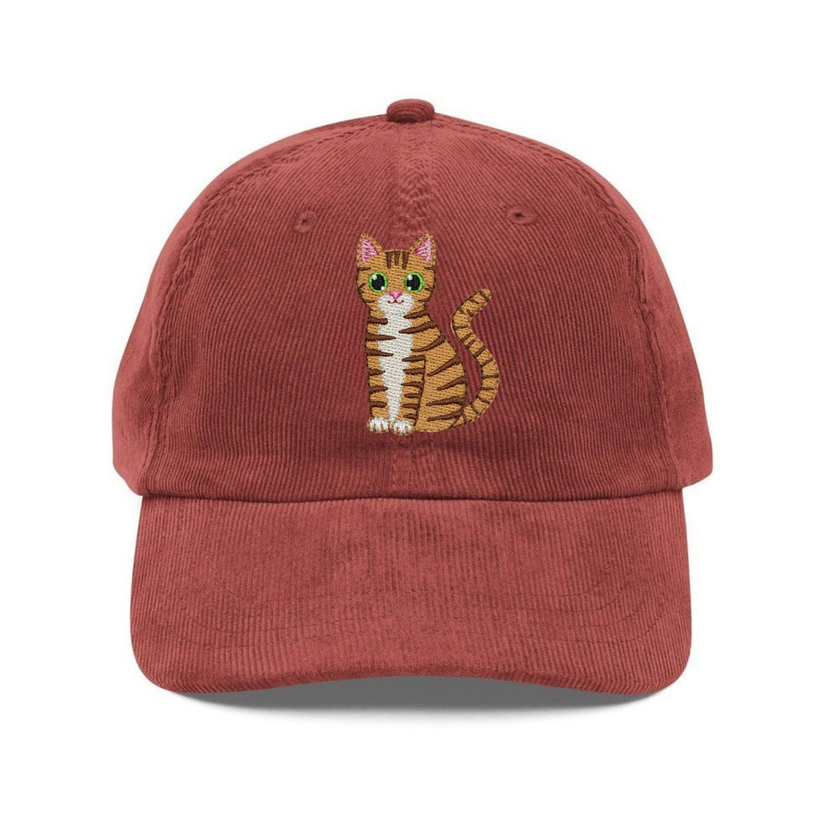 Custom Embroidered Tabby Cat Hat