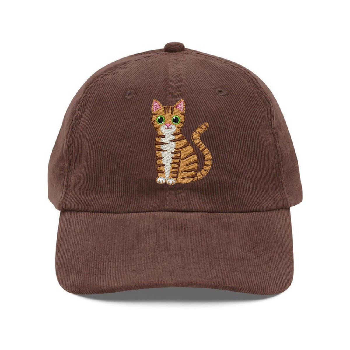 Custom Embroidered Tabby Cat Hat