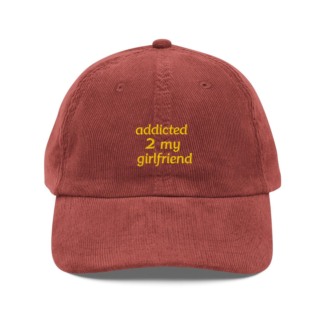 Custom Embroidered The Boyfriend Needs an Addicted 2 My Girlfriend Hat