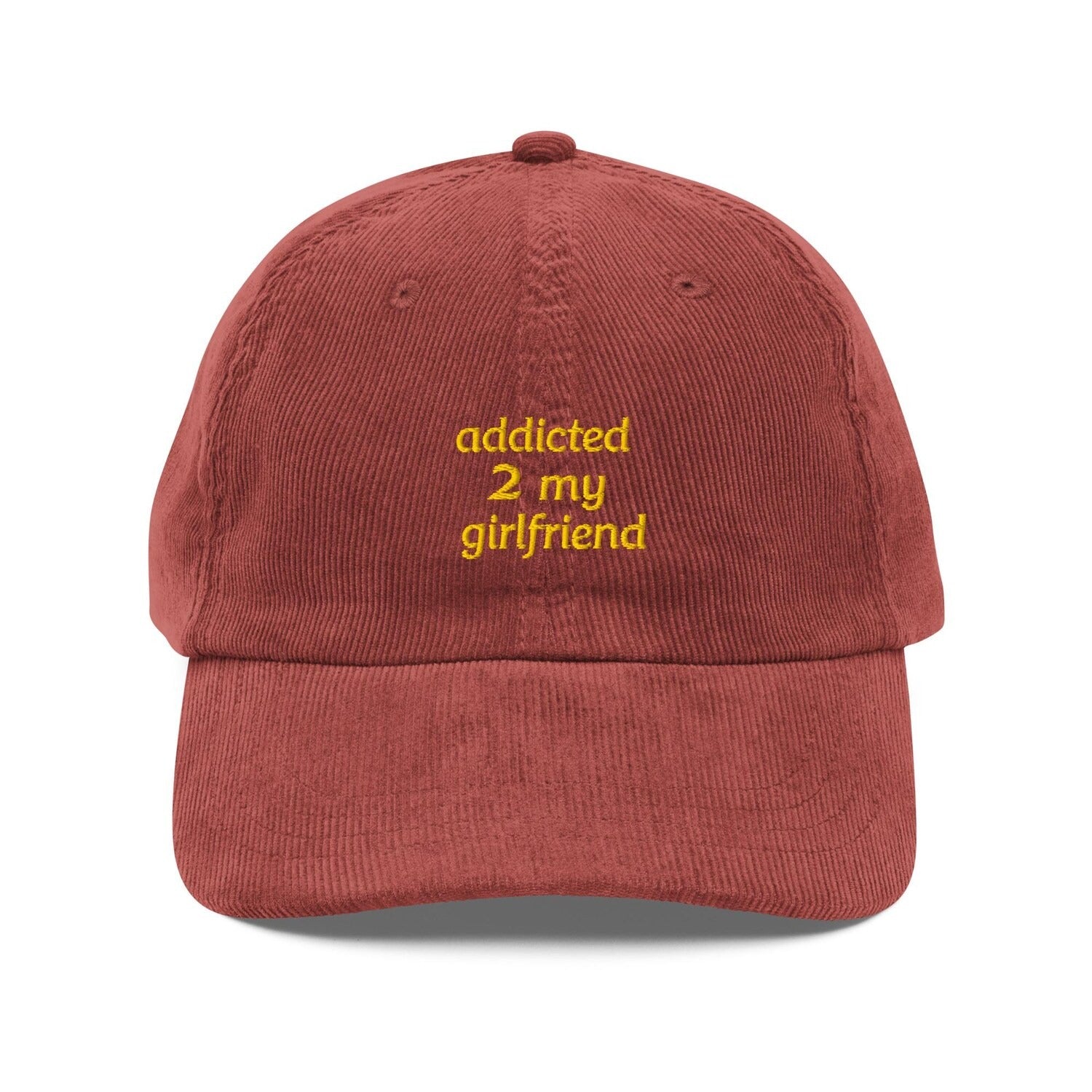Custom Embroidered The Boyfriend Needs an Addicted 2 My Girlfriend Hat