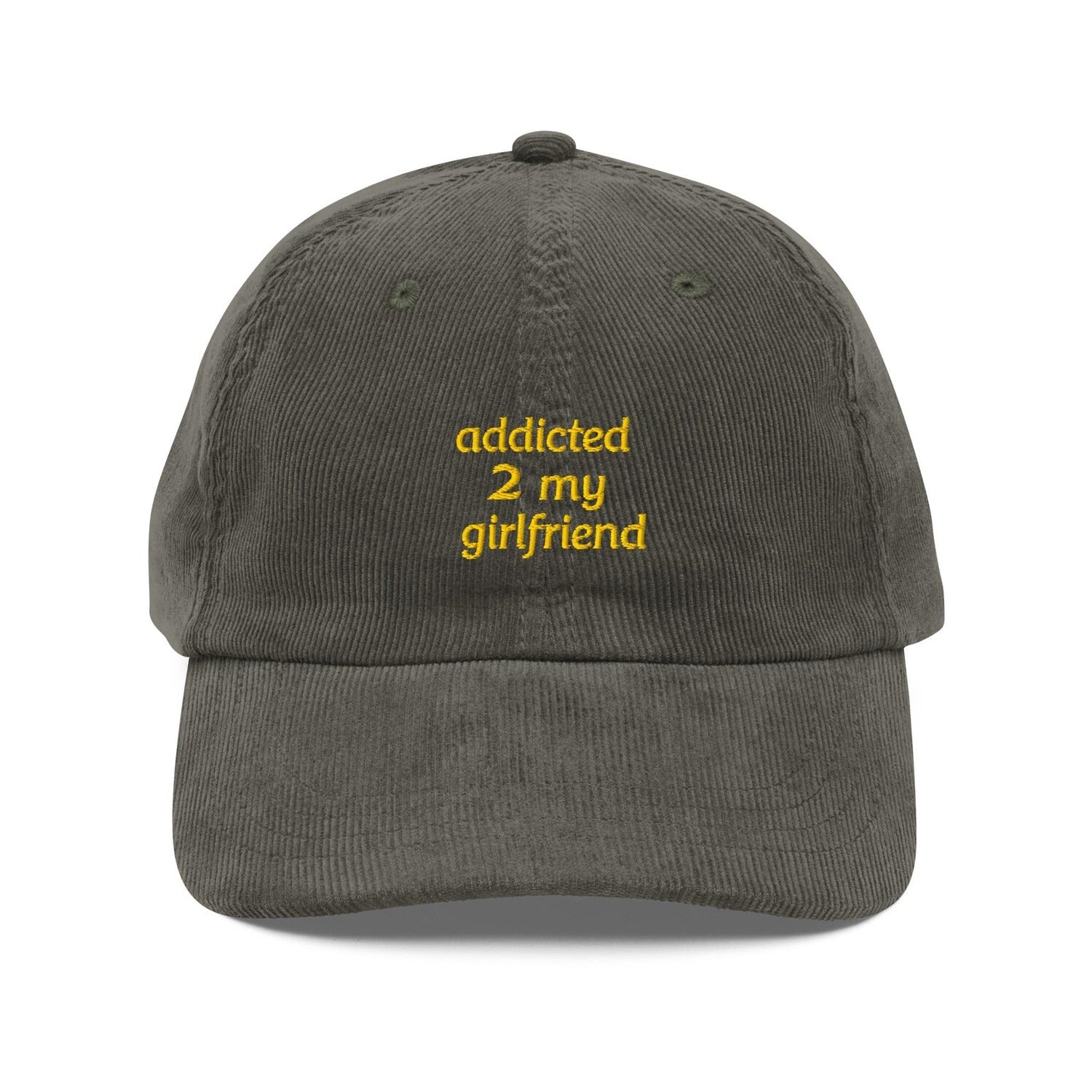 Custom Embroidered The Boyfriend Needs an Addicted 2 My Girlfriend Hat