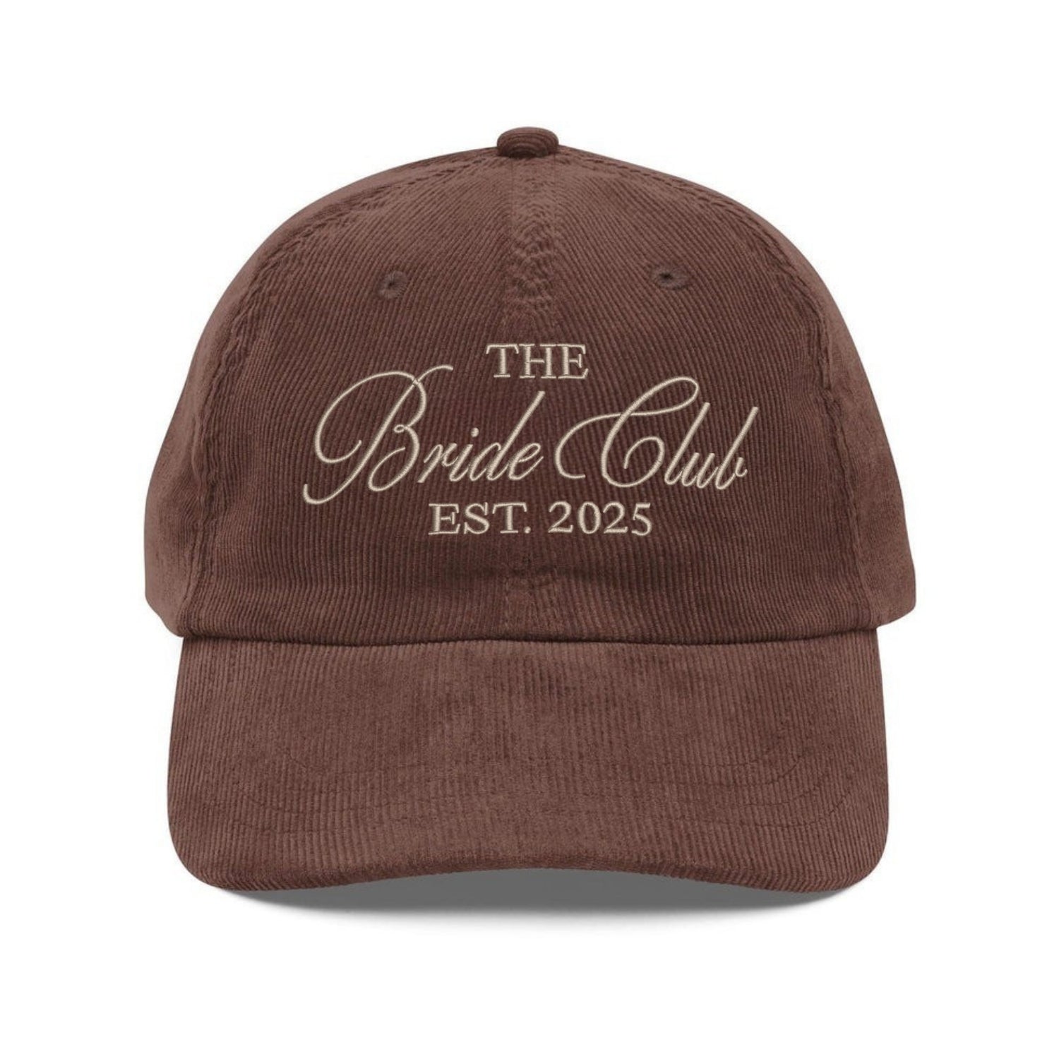 Custom Embroidered The Bride Club with Est Year Hat