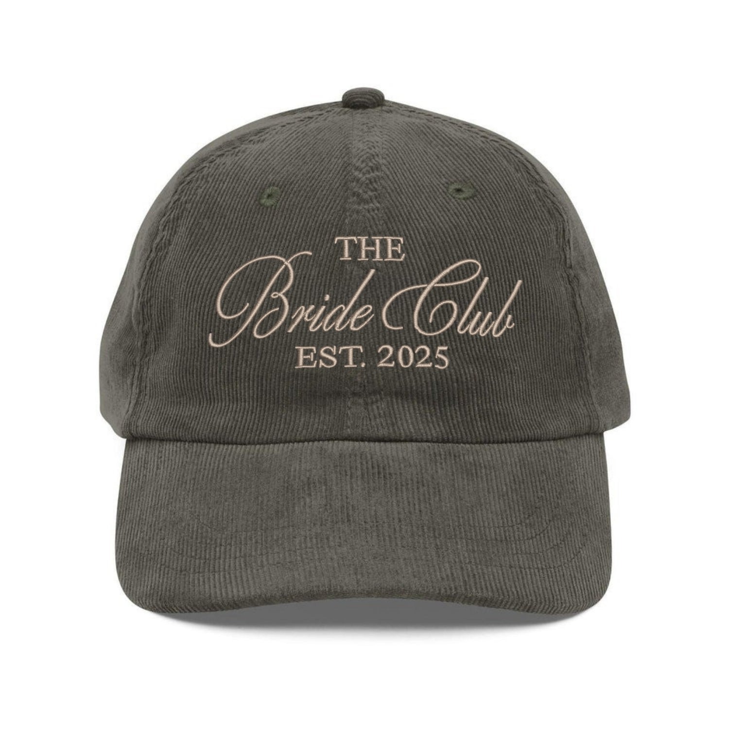 Custom Embroidered The Bride Club with Est Year Hat