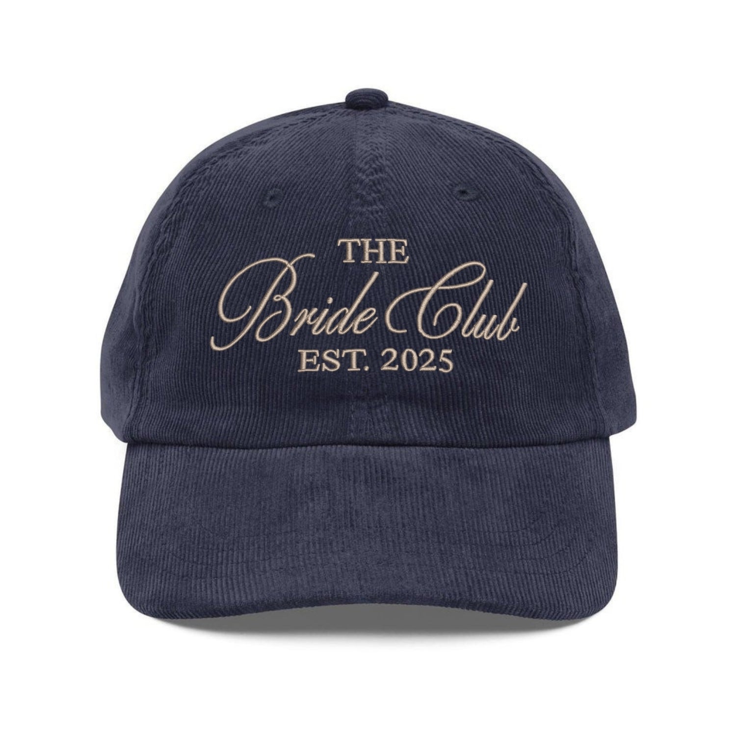Custom Embroidered The Bride Club with Est Year Hat