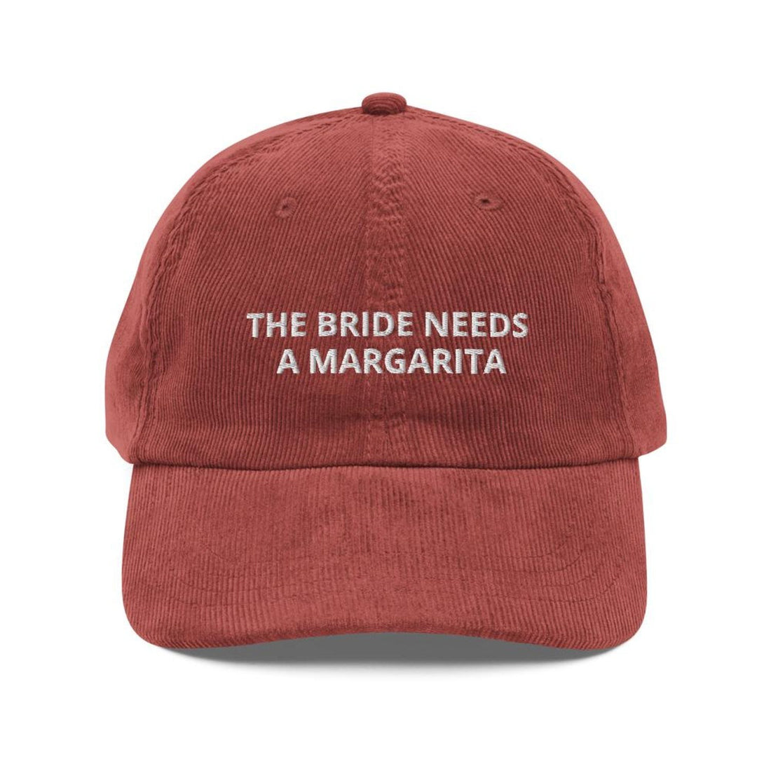 Custom Embroidered The Bride Needs a Margarita Hat V2