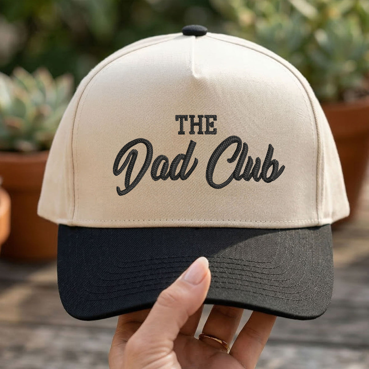 Custom Embroidered The Dad Club Snapback Hat