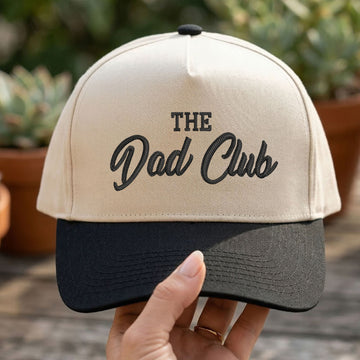 Custom Embroidered The Dad Club Snapback Hat