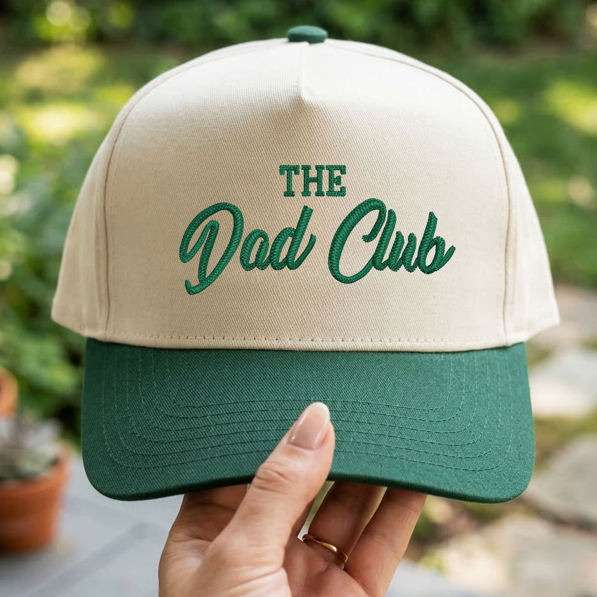 Custom Embroidered The Dad Club Snapback Hat