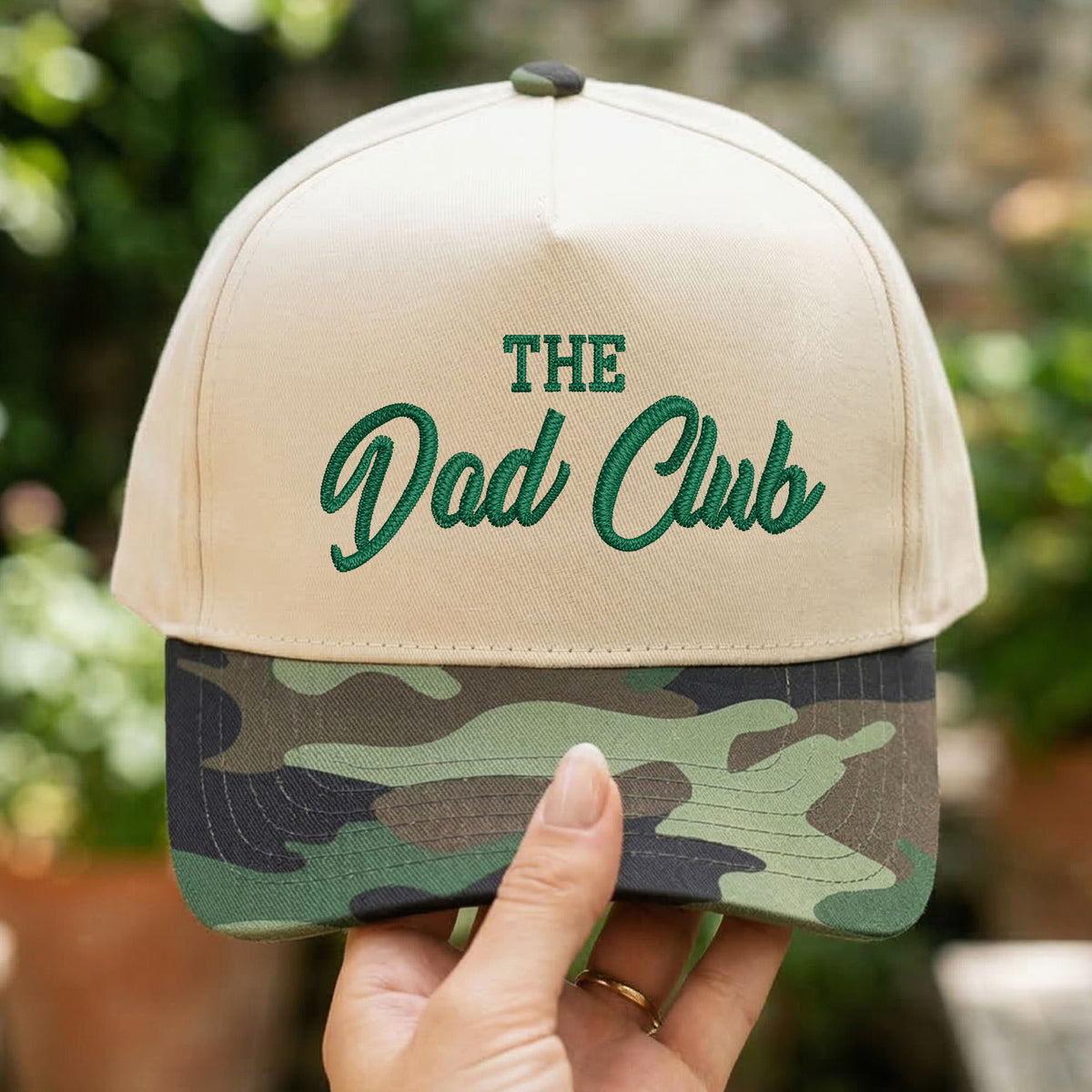 Custom Embroidered The Dad Club Snapback Hat