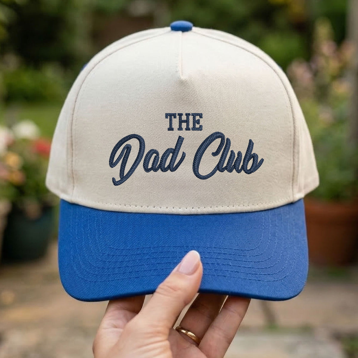 Custom Embroidered The Dad Club Snapback Hat