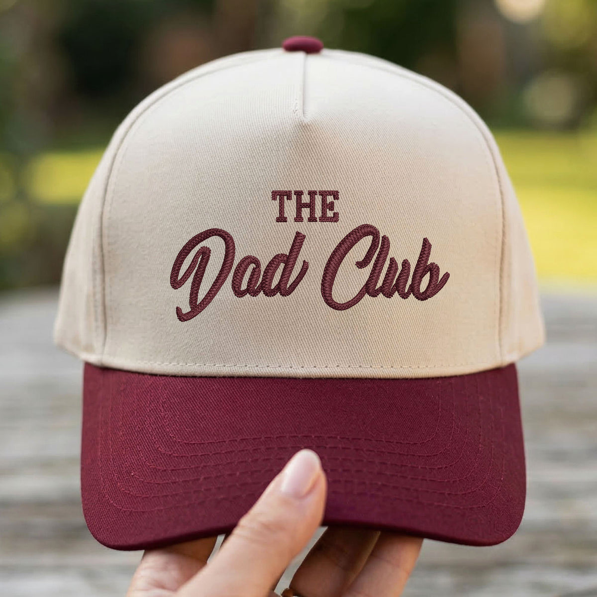 Custom Embroidered The Dad Club Snapback Hat