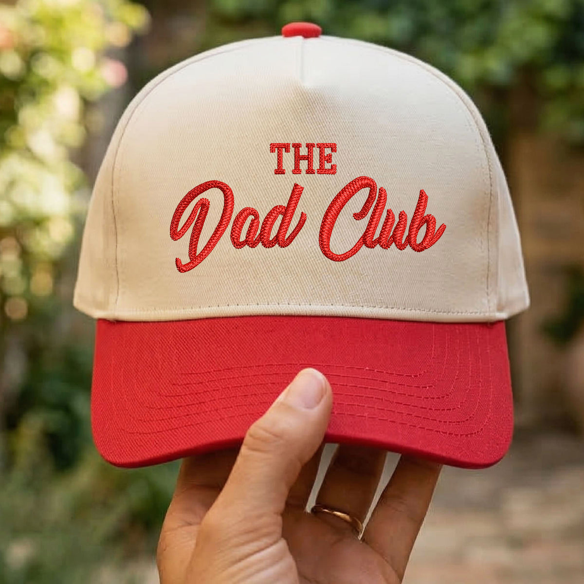 Custom Embroidered The Dad Club Snapback Hat