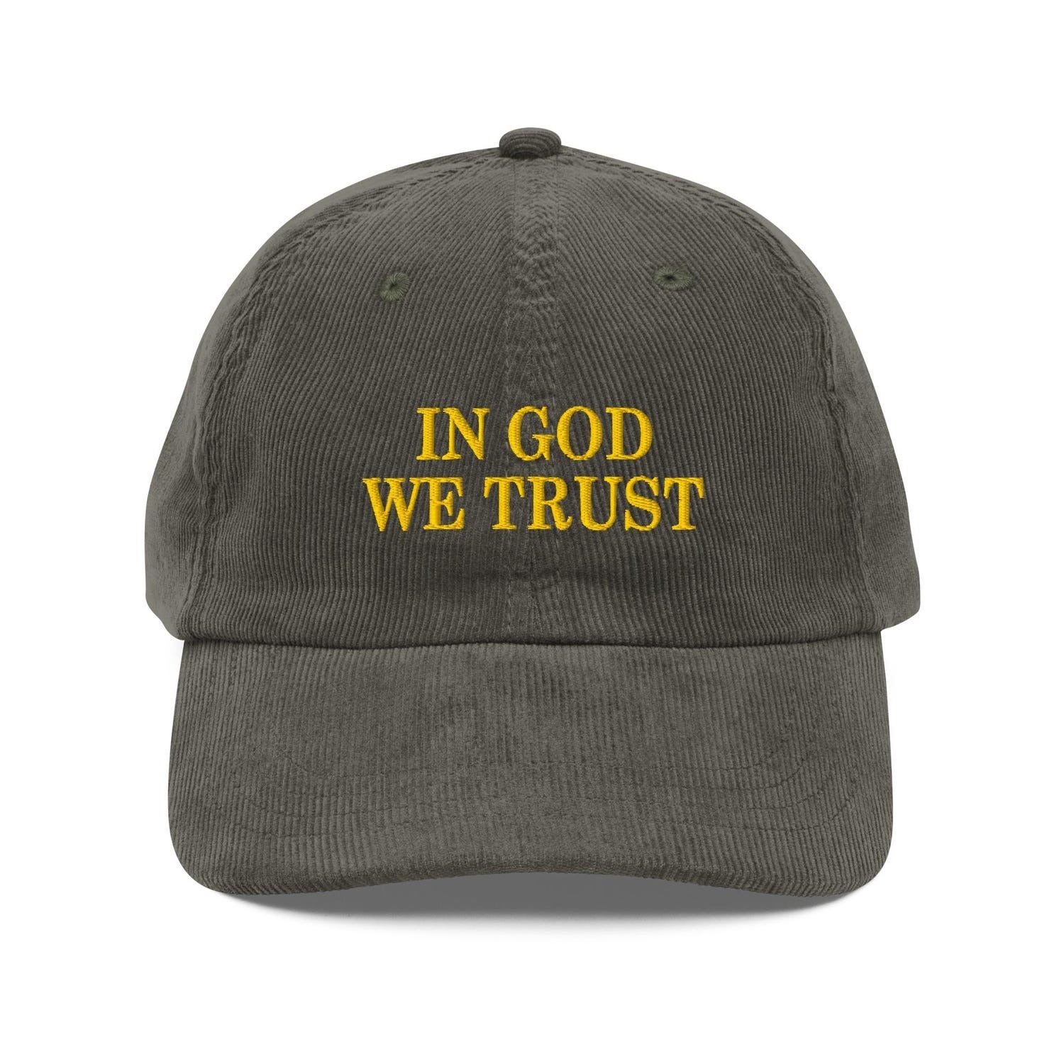 Custom Embroidered The Faithful Need an 'In God We Trust' Hat
