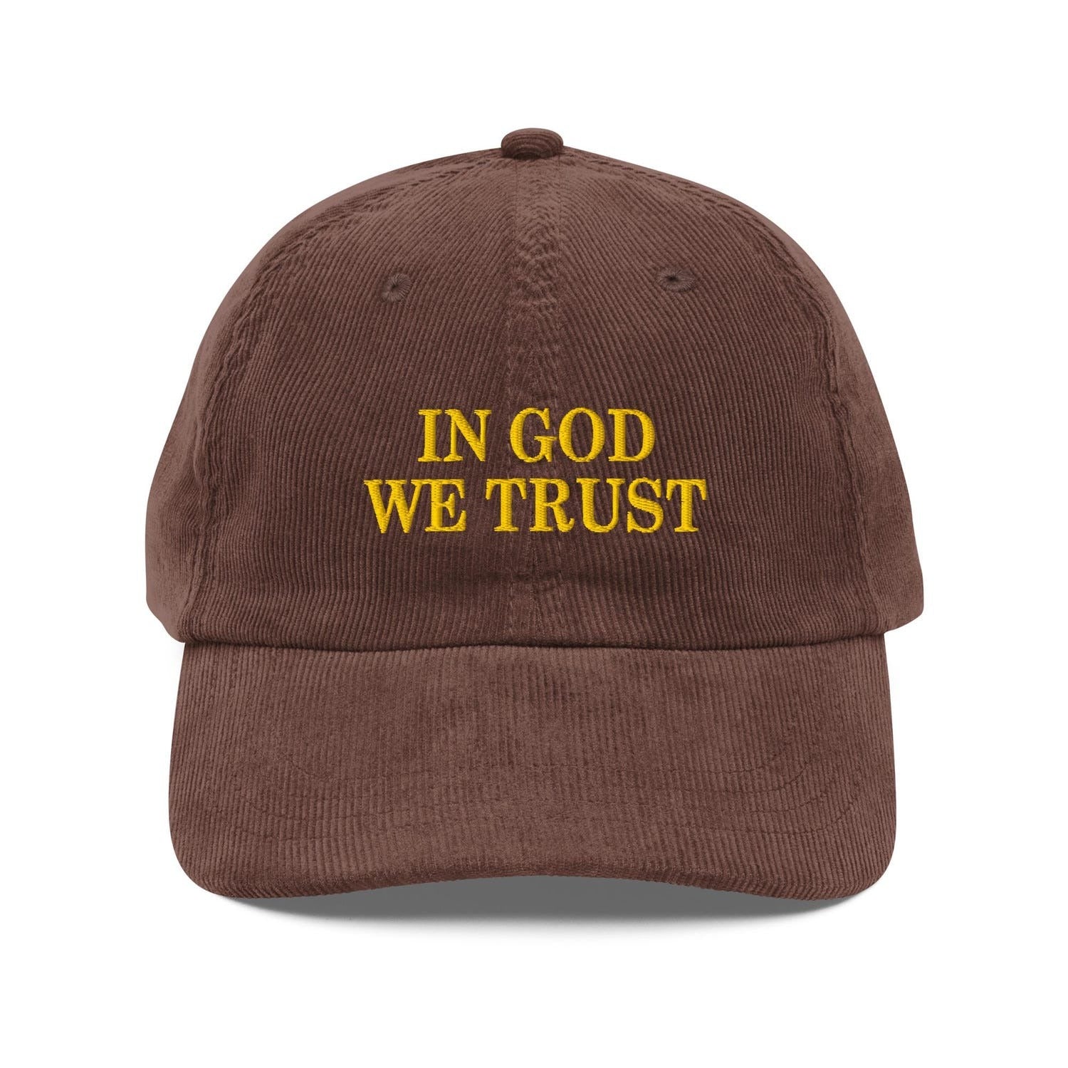 Custom Embroidered The Faithful Need an 'In God We Trust' Hat