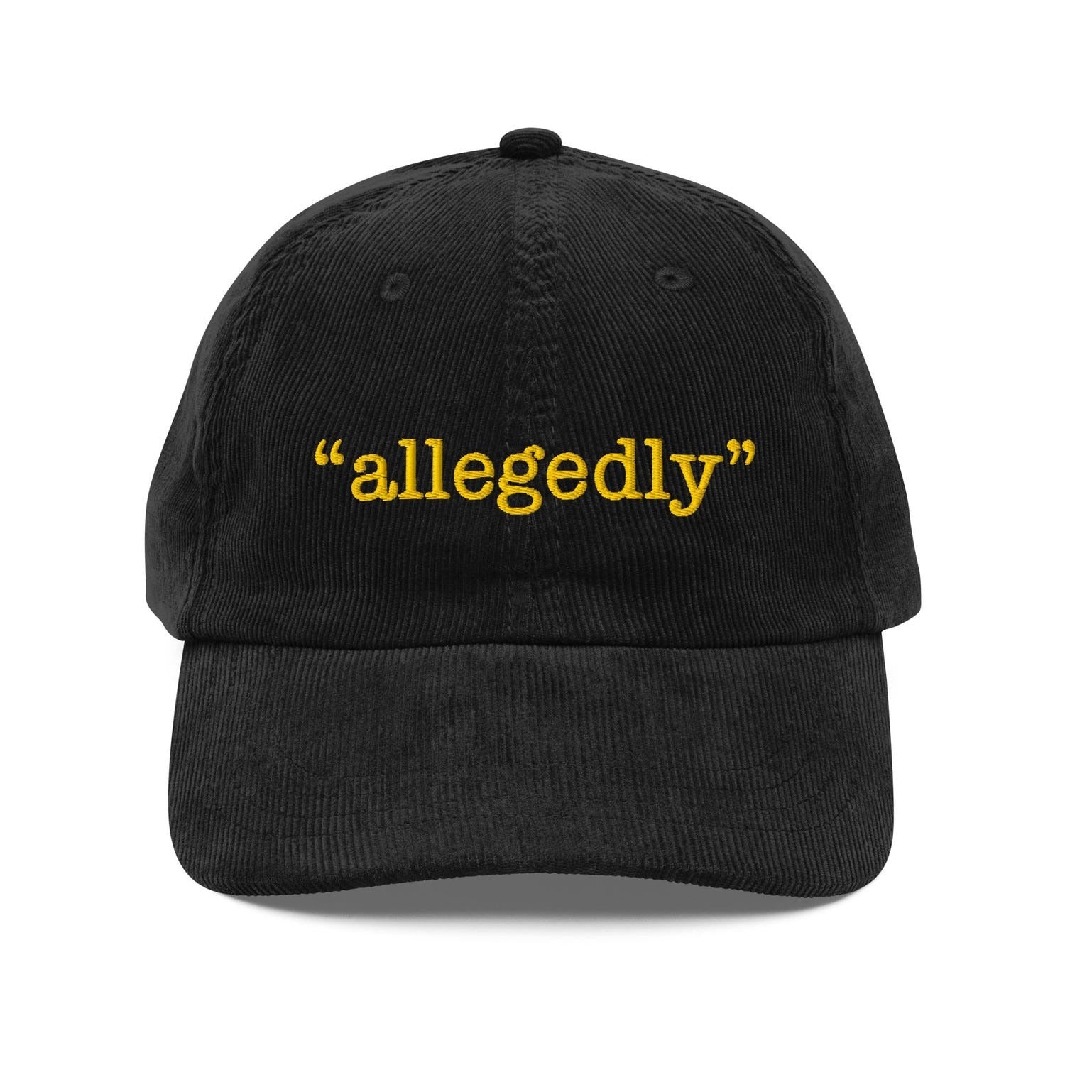Custom Embroidered The Lawyer Needs an 'Allegedly' Hat