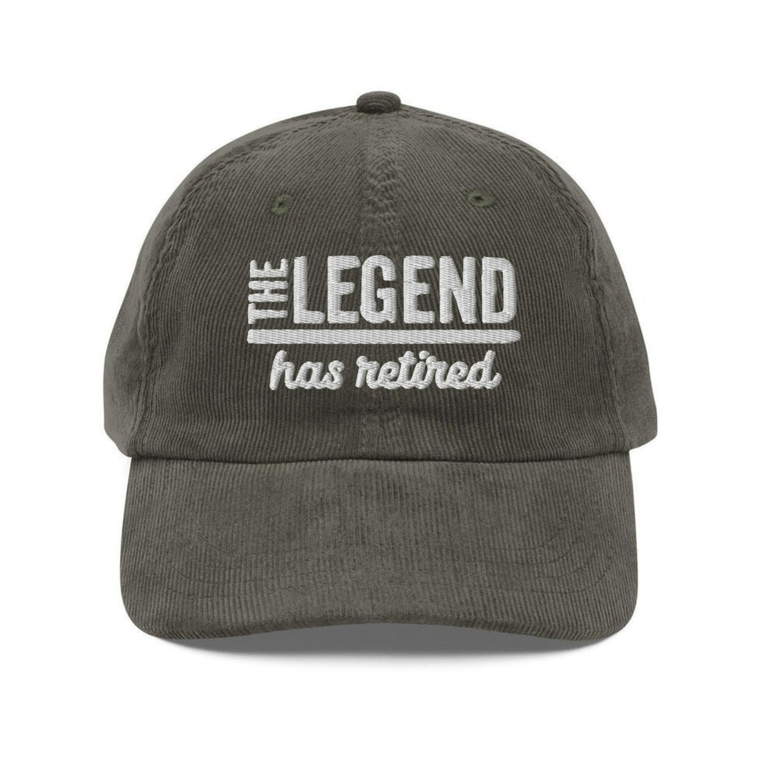 Custom Embroidered The Legend Has Retired Hat