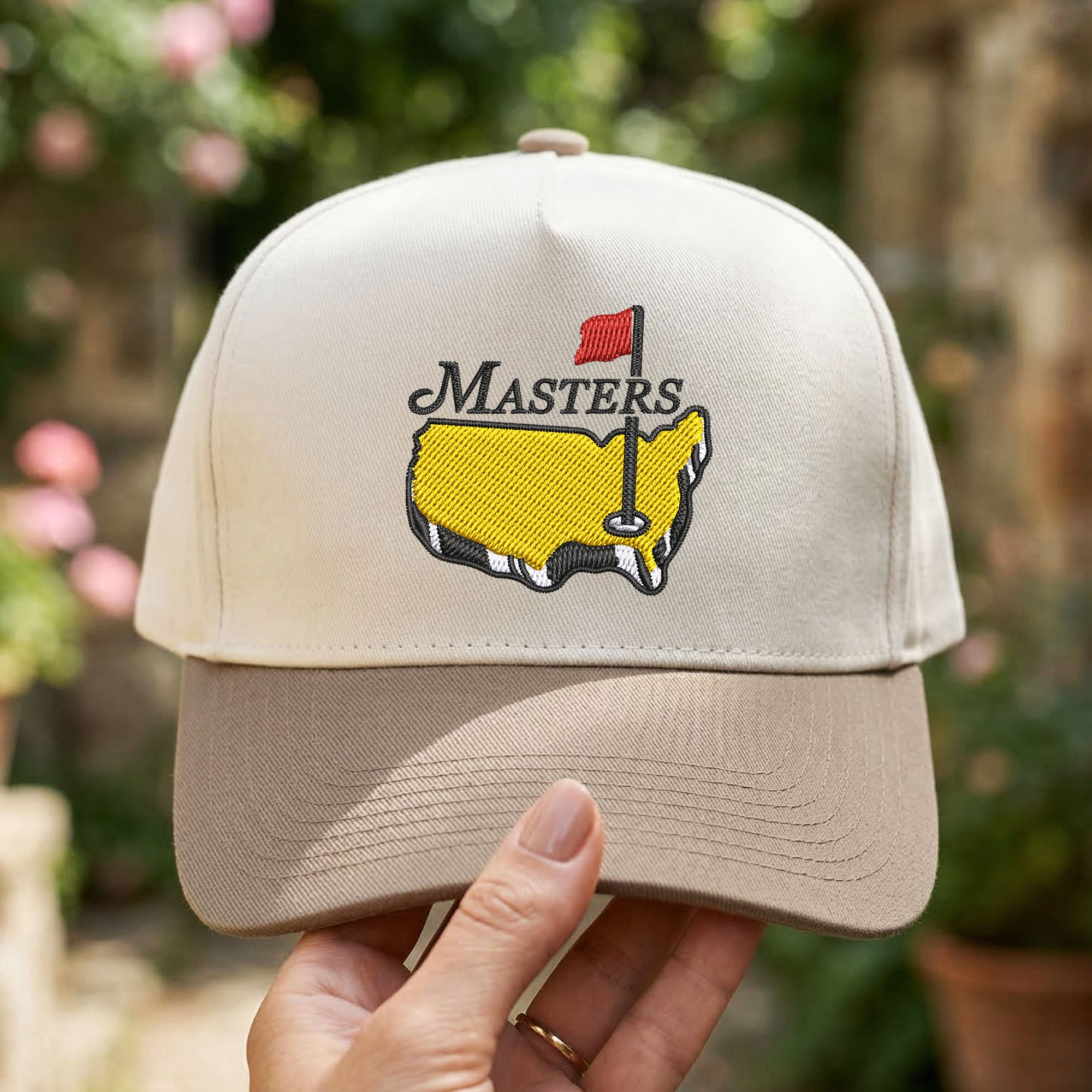 Custom Embroidered The Masters Tournament Golf Snapback Hat