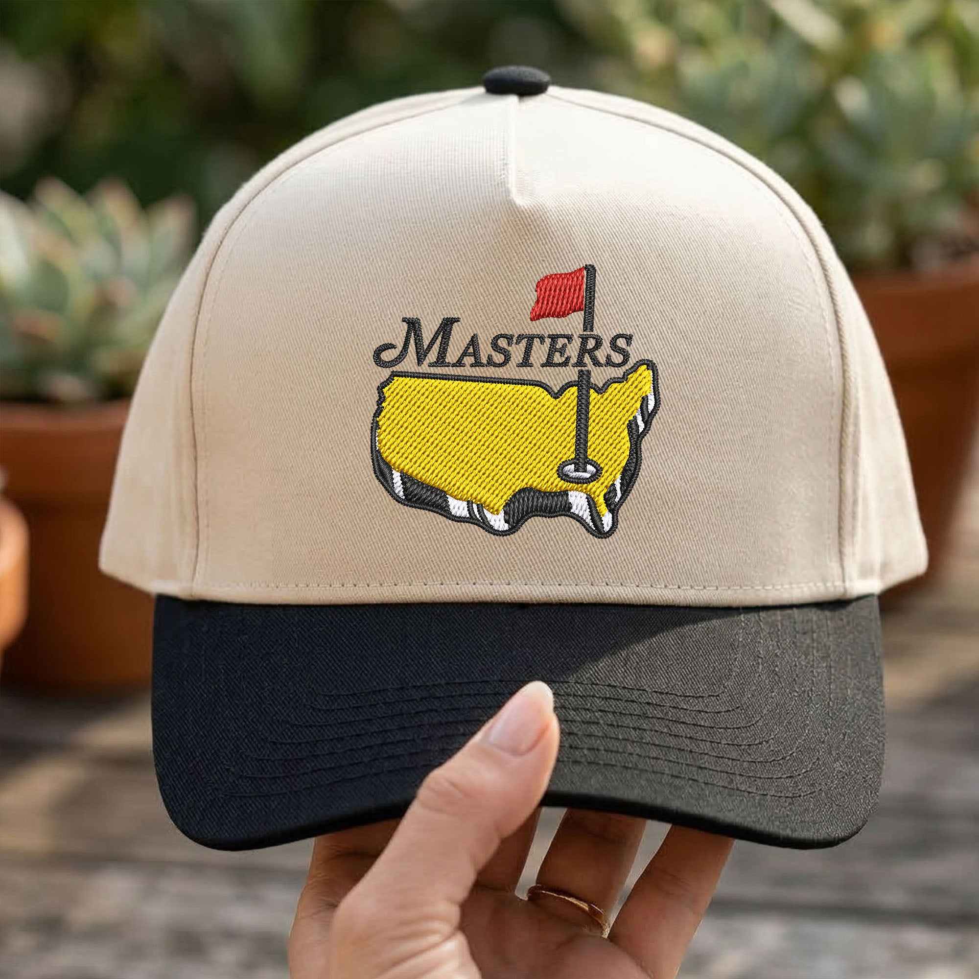 Custom Embroidered The Masters Tournament Golf Snapback Hat