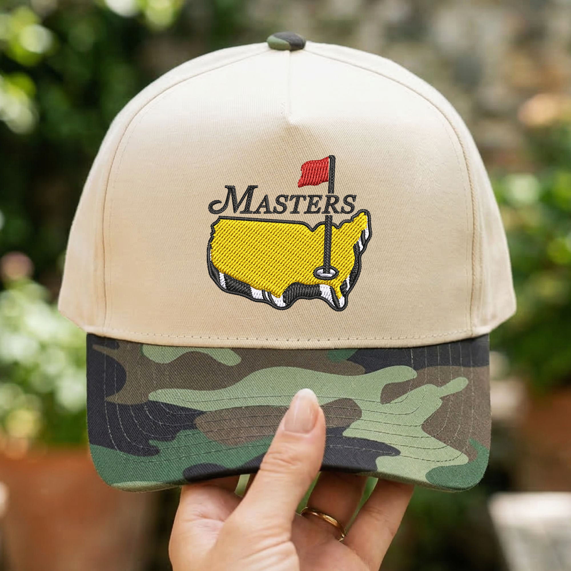 Custom Embroidered The Masters Tournament Golf Snapback Hat