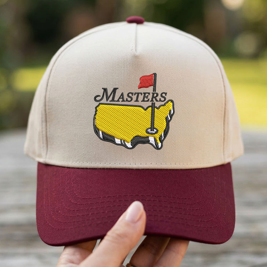Custom Embroidered The Masters Tournament Golf Snapback Hat