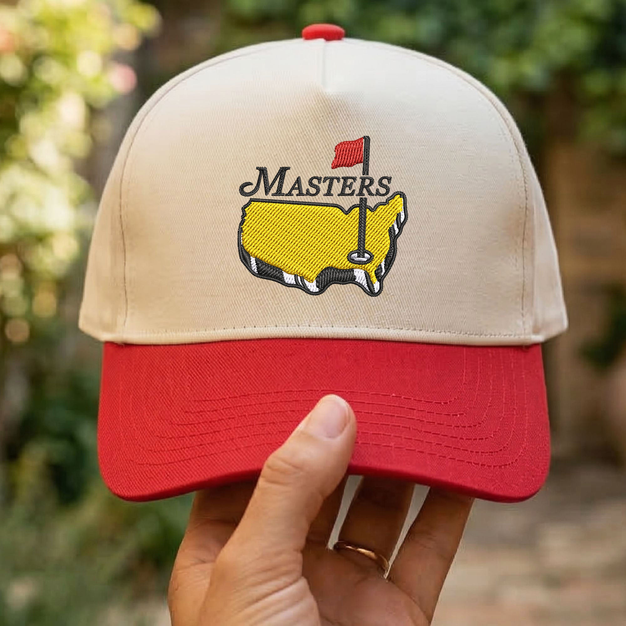 Custom Embroidered The Masters Tournament Golf Snapback Hat
