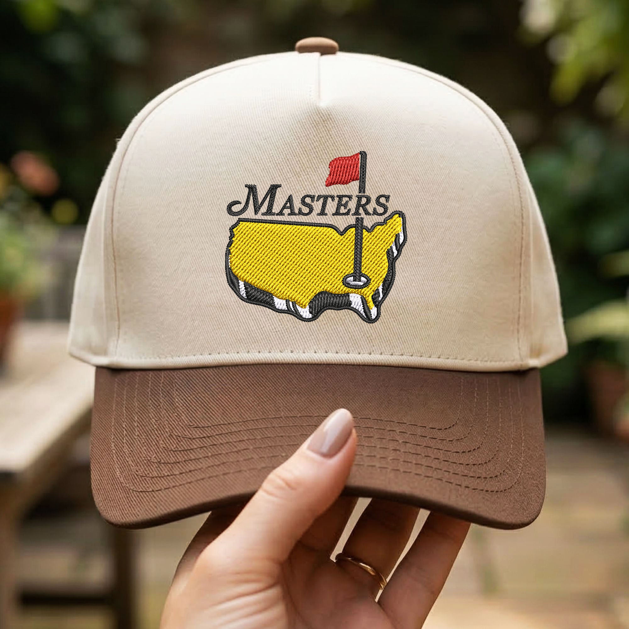Custom Embroidered The Masters Tournament Golf Snapback Hat