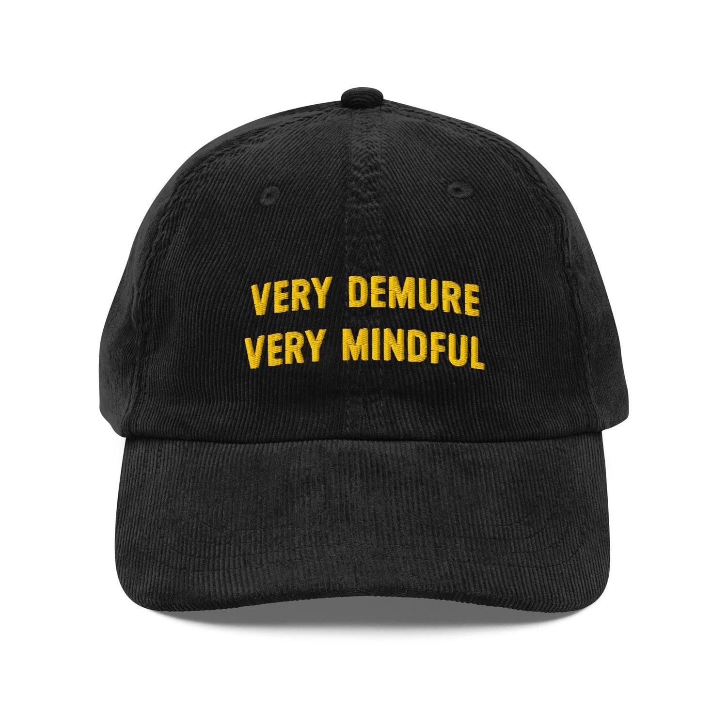 Custom Embroidered The Mindful Minimalist Needs a Demure Hat