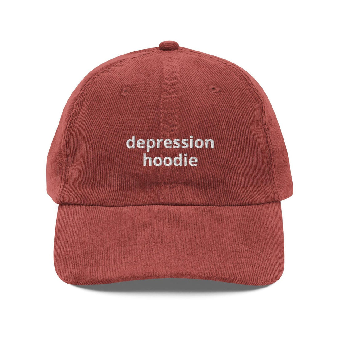 Custom Embroidered The Mood Calls for Black Depression Hat